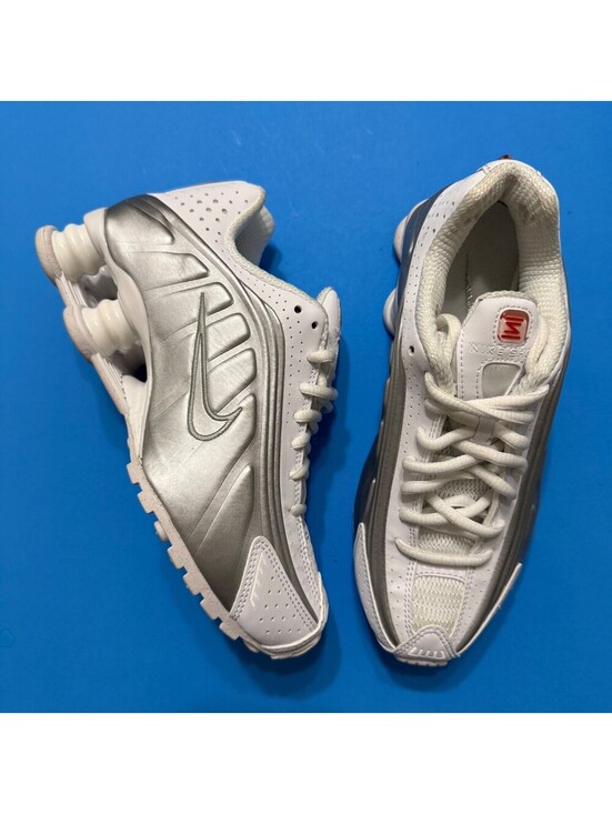 Nike Shoes - Nike Air Shox R4 White Metallic Shoes Sneakers Running AR3565 101 Women’s New